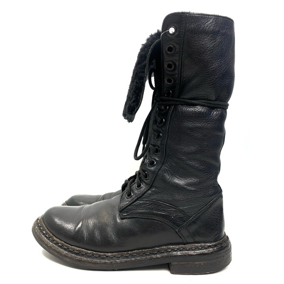 burberry combat boots